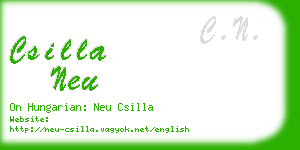 csilla neu business card